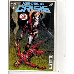 DC Comics Heroes In Crisis #4 Harley Quinn Variant Cover By King Mann Morey
